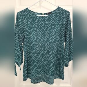 Papermoon Green Circle Print Blouse
